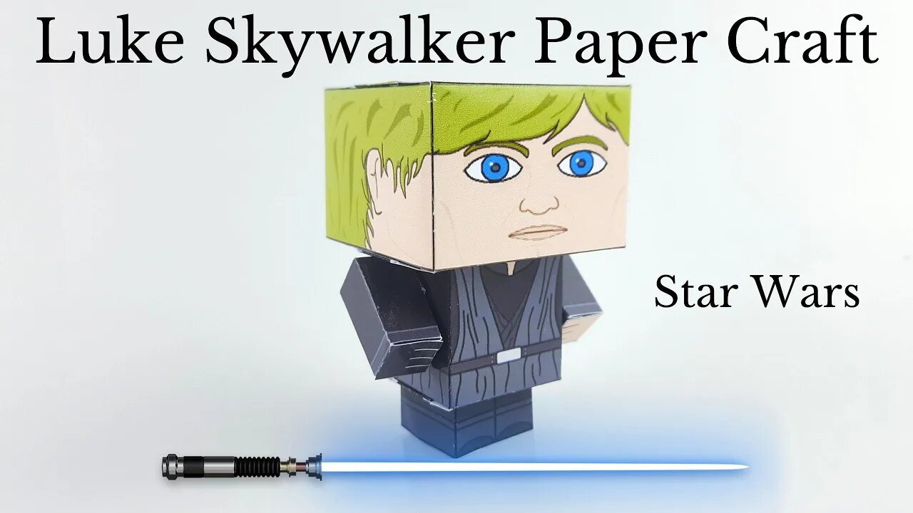 Origami Luke Skywalker (Star Wars) - DIY Easy Paper Crafts