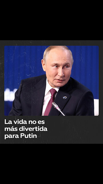 Putin bromea al responder un comentario sobre lo que es más divertido ahora