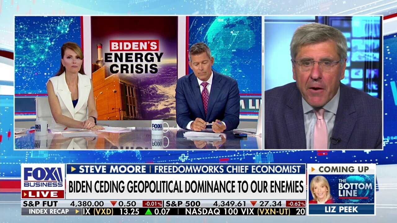 Steve Moore: Biden Would Do All He Could To Shut Down U.S. Oil And Gas