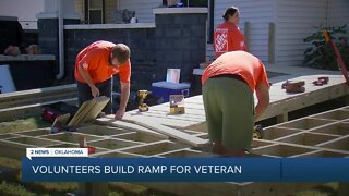 Meals on Wheels volunteers build ramp for Tulsa veteran