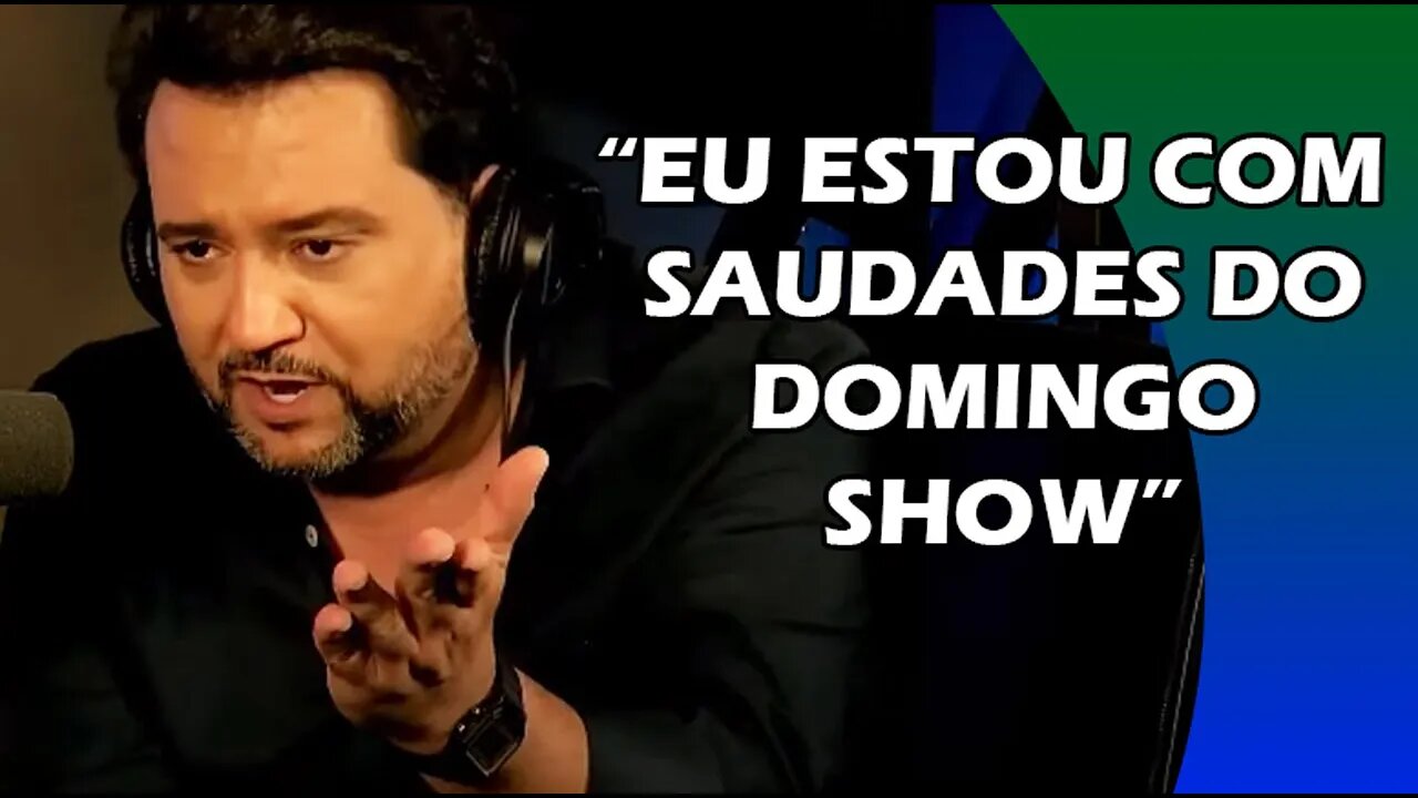 GERALDO LUÍS QUER VOLTAR AOS DOMINGOS E DISUPUTAR COM O HUCK