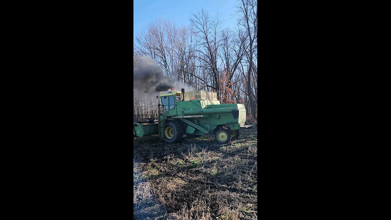 John Deere 7700 Combine Fire 2023