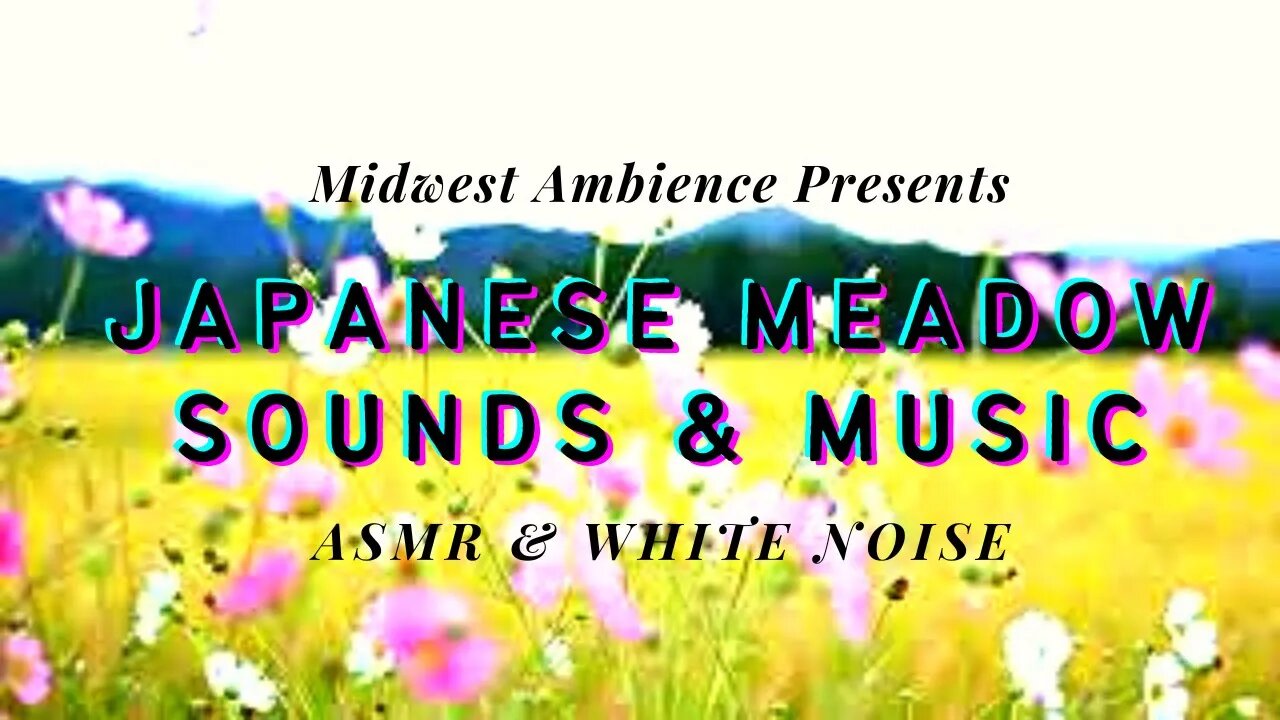 Japanese Meadow & Music Ambience - the best way to relax