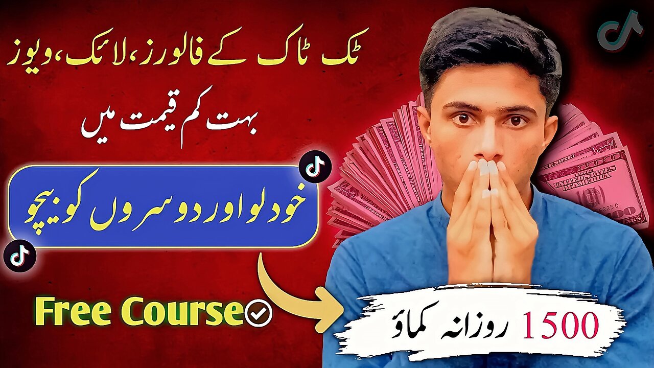 Paisa kamo🤑 TikTok likes ❤️ followers bacho | Earn money from tiktok | best smm panel in pakistan