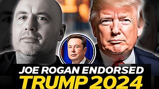 Joe Rogan Endorses Trump for President #JoeRogan #Trump2024 #LiveDiscussion