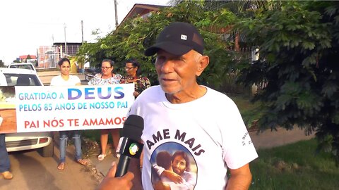 Pioneiro de Alta Floresta comemora 85 anos com caminhada de mais de seis quilômetros