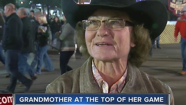 Barrel racer keeps competing at National Finals Rodeo at age 68