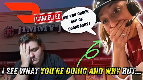 Jimmy Johns Worker EXPOSED Doordash for Upcharges and CANCELS THEM!! - UberEats Grubhub