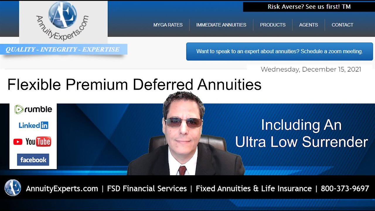 Flexible Premium Deferred Annuity (FPDA) - Most liquid annuity with ROP in 6 months