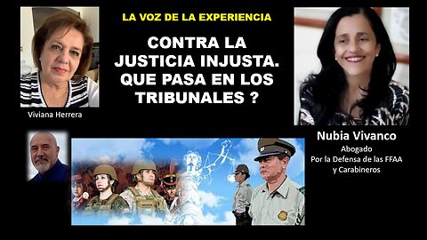 22:30 CONTRA LA JUSTICIA INJUSTA: QUE PASA EN LOS TRIBUNALES...con Nubia Vivanco y Viviana Herrera