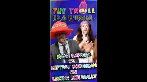 MAGA Rapper Bryson Gray vs Leftist Comedian JustinFREAKIN On Living Biblically #shorts