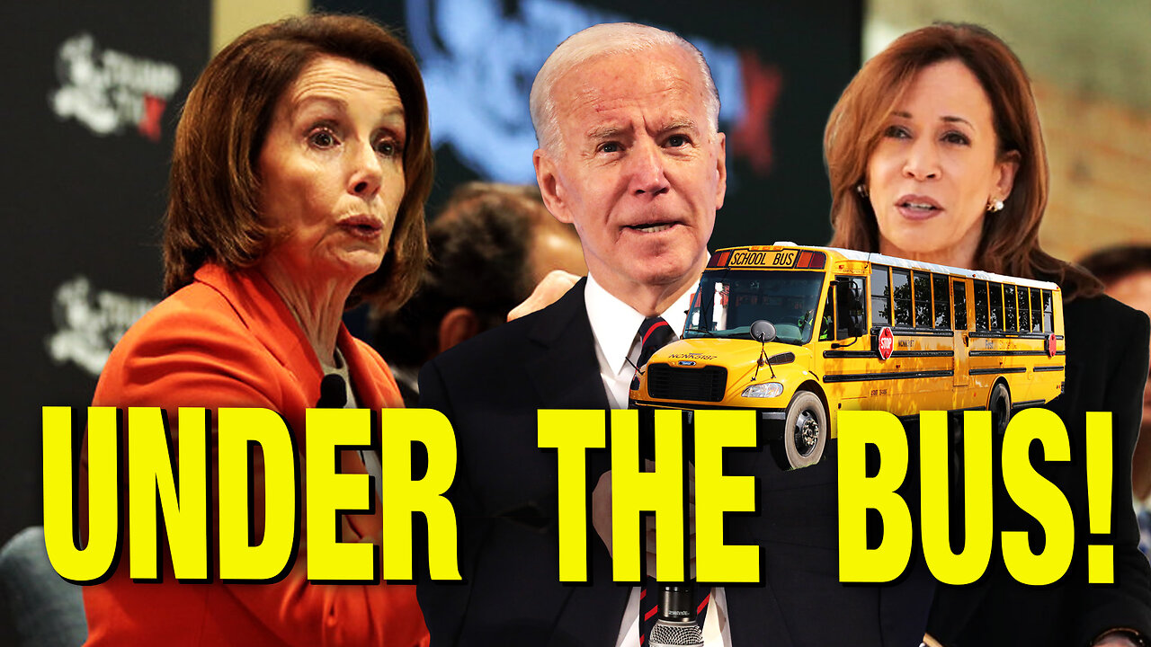 Pelosi Throws Biden & Kamala Under The Bus!