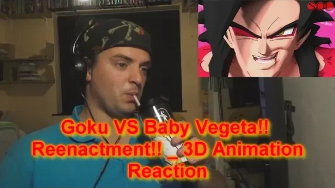 Reaction:Goku VS Baby Vegeta!! Reenactment!! _ 3D Animation