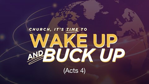 Church, It's Time To Wake Up And Buck Up | Jubilee Worship Center