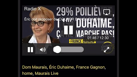 France Gagnon / Maurais Live 28 fev 2024