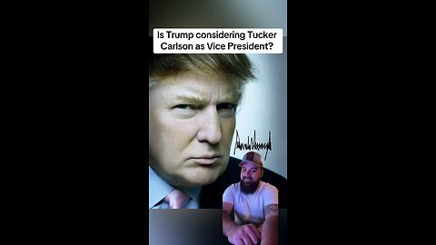 Trump sheds light on his pick for Vice President! Tucker Carlson?