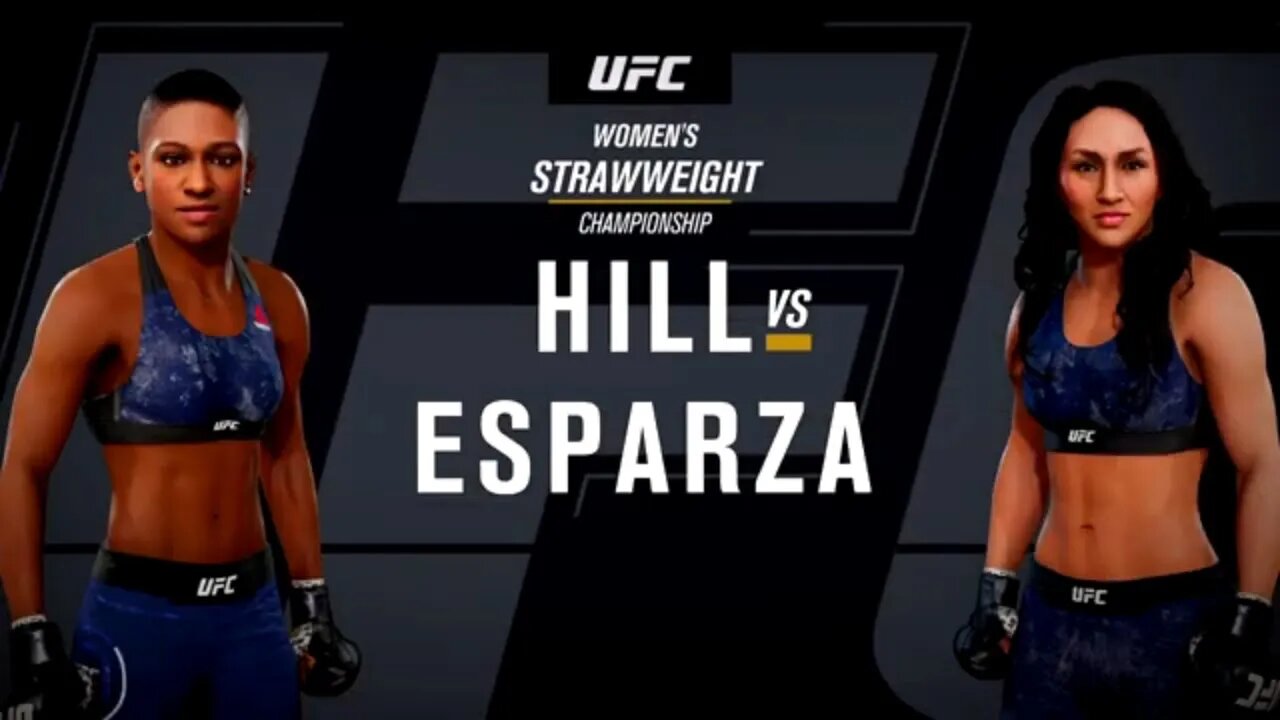 EA Sports UFC 3 Gameplay Carla Esparza vs Angela Hill
