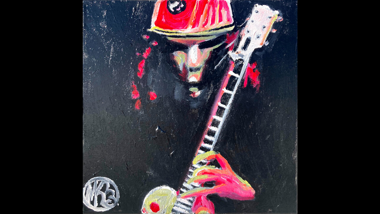 'Buckethead' Original Art Painting Timelapse 9-22-23