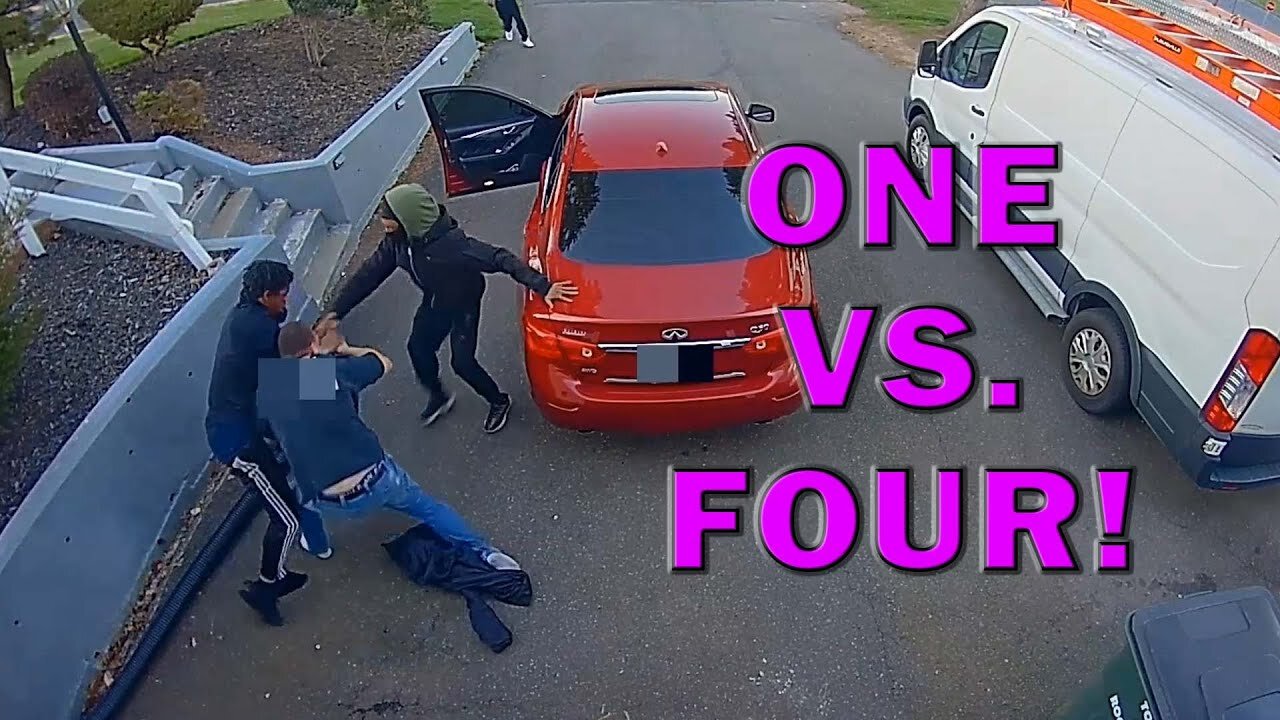 One Man Takes On Four Carjackers On Video - LEO Round Table S08E61