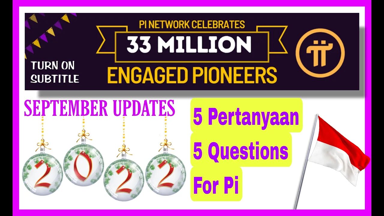 Pi NETWORK . 5 Pertanyaan Yang sering di pinetwork . SEPTEMBER 2022 Pi Network #pinetwork #minepi