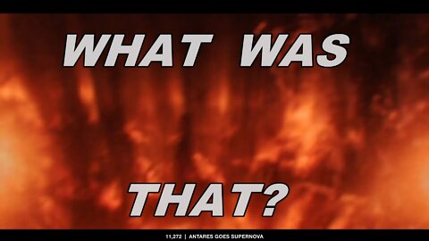 WHAT WAS THAT?