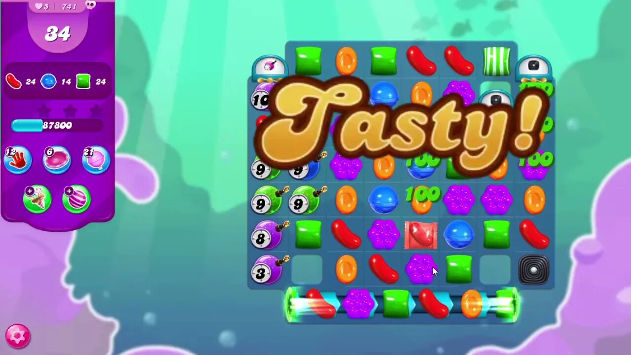 Candy Crush Saga Level 741