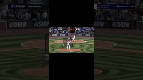 Mike Piazza MLB The Show 22 Homerun Derby #shorts