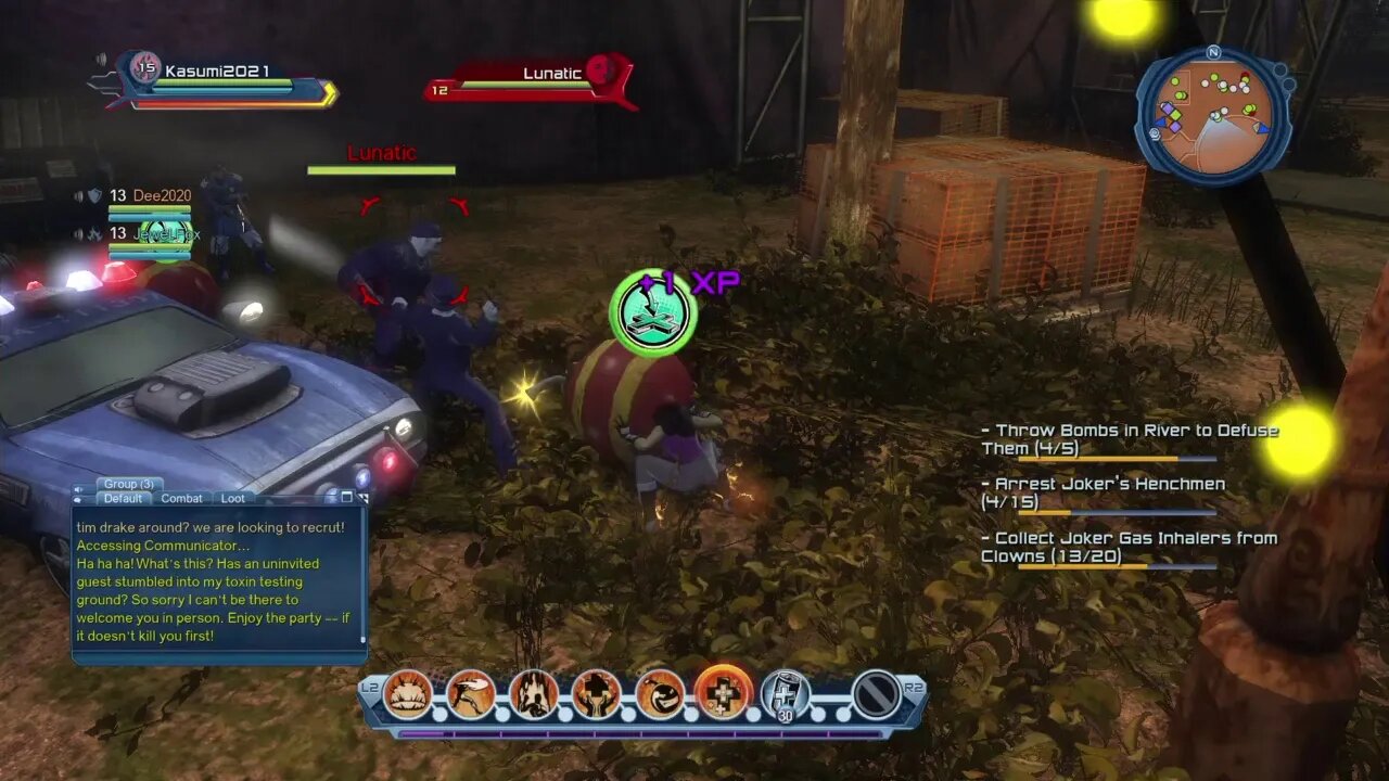DC Universe Online| Part 10| Amusement Mile!! Kasumi, Dee, & Jewel take on Clowns!