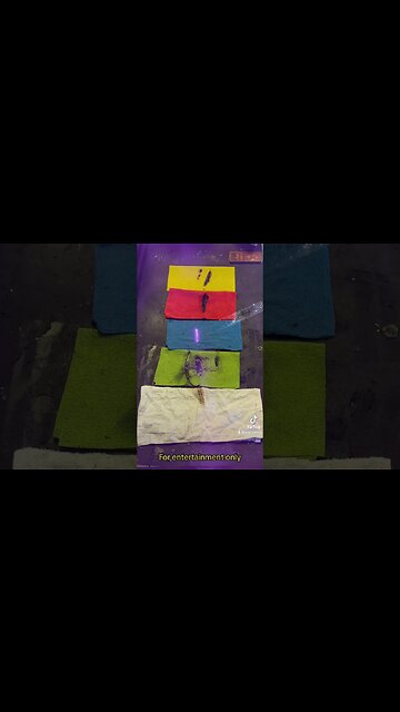 Laser vs blue umbrella. Maui fire