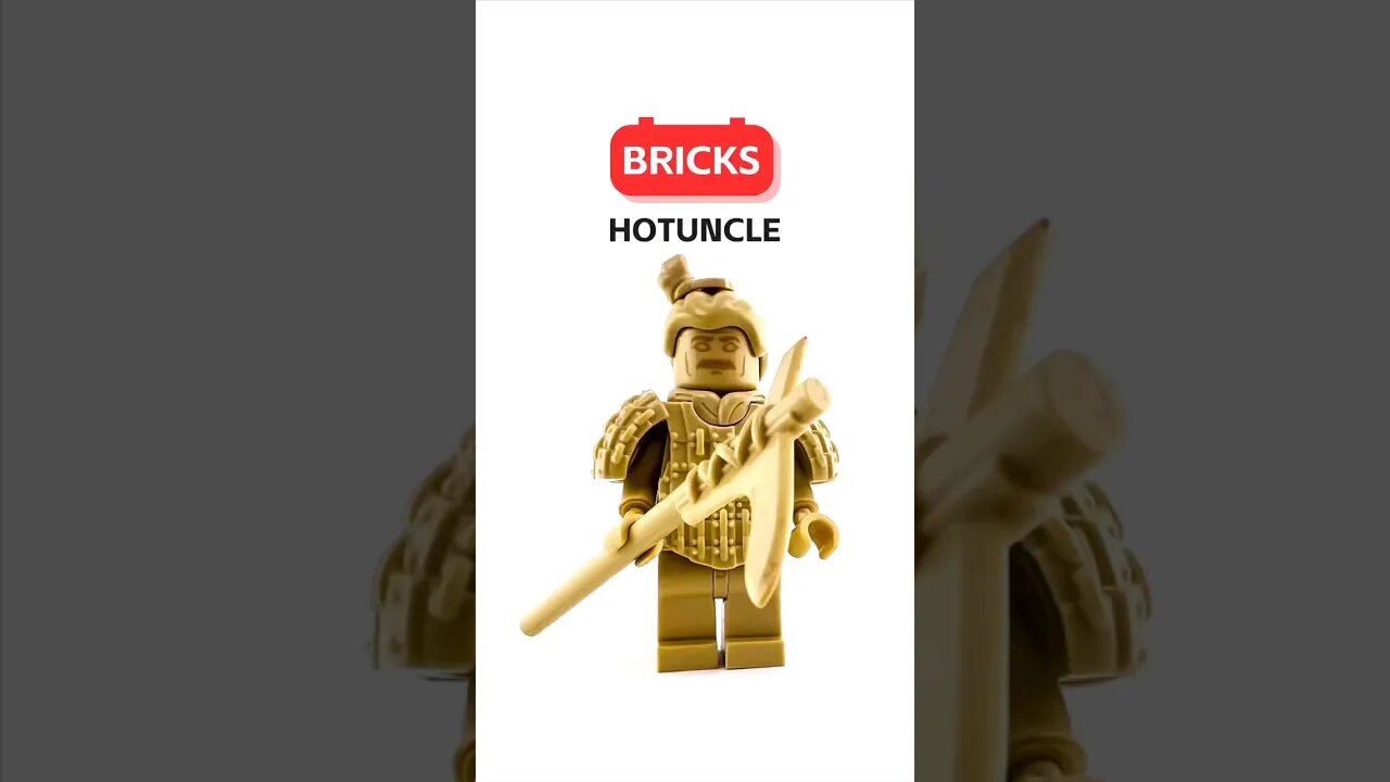 Ancient China Qin soldiers with polearms MInifigures Speed Build #toys #bricks #minifigures