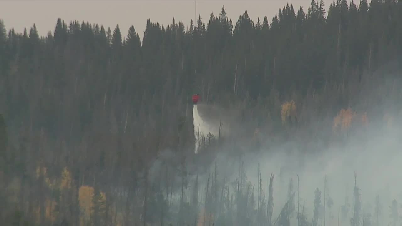 More than 600 homes under evacuation, pre-evacuation notices as Ptarmigan Fire grows to 83 acres