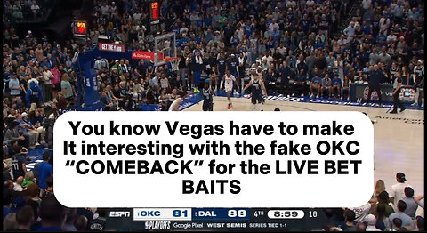 Rigged OKLAHOMA CITY THUNDER VS DALLAS MAVERICKS “ENDING” GAME 3 | BAIT BAIT CITY !!! #rigged #nba