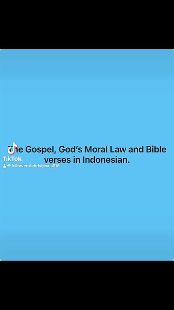 Tonight's Gospel translations Indonesian and Haitian/Creole. #gospel #bibleverses #tencommandments