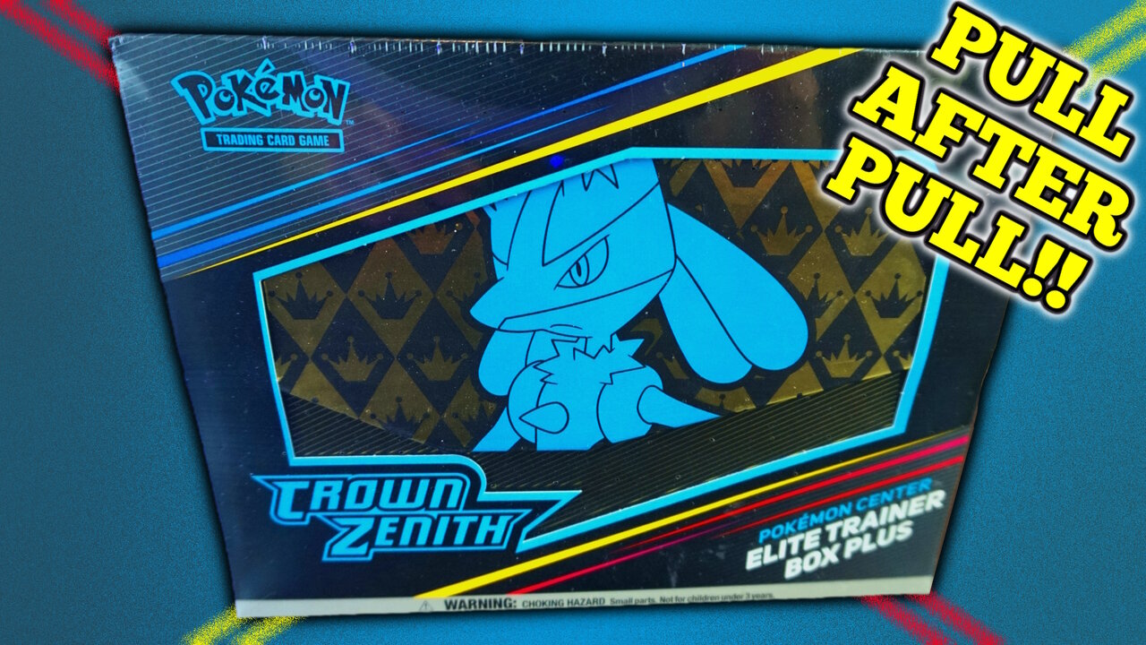 Getting PULLS in the Crown Zenith ETB PLUS!