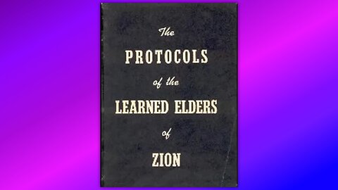 PROTOCOLS OF THE LEARNED ELDERS OF ZION - (Audio Book) know your enemy....SHARE THE TRUTH!