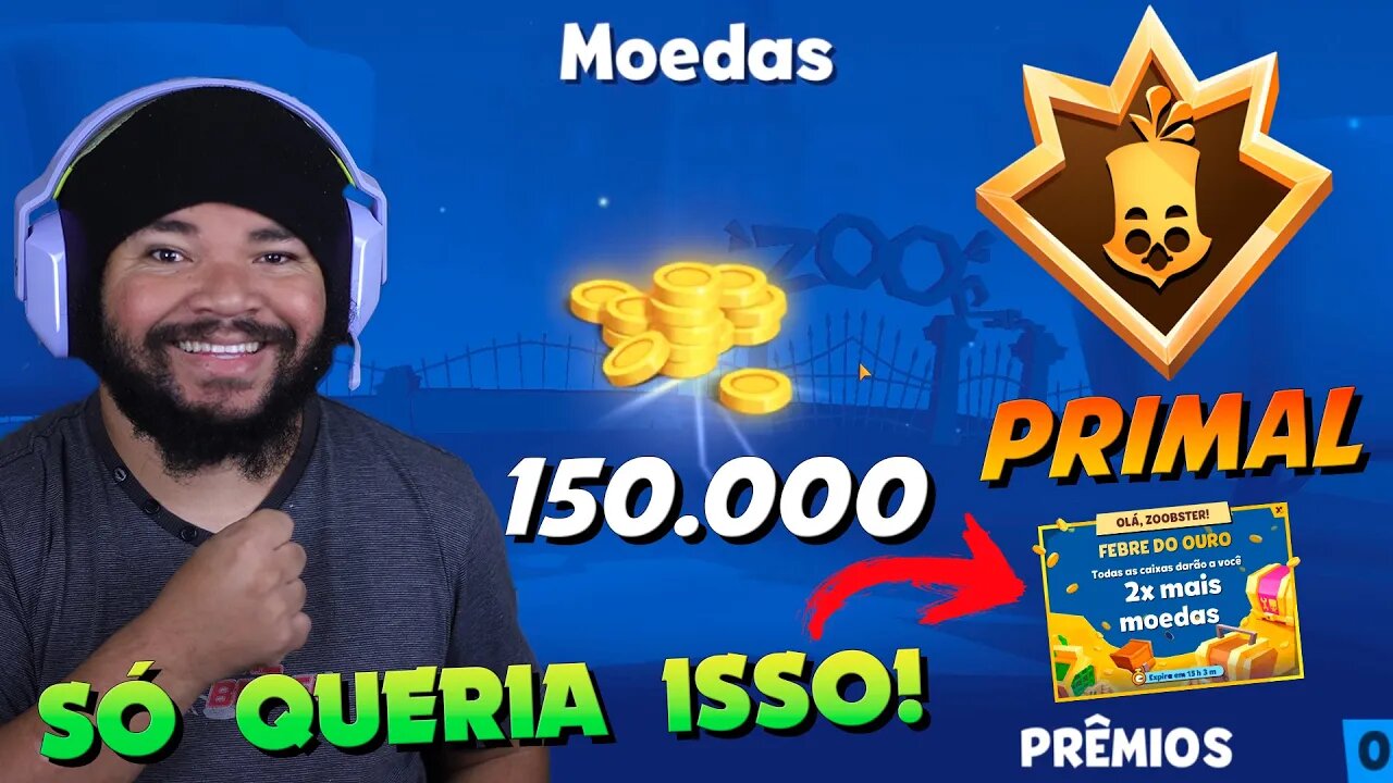 + 150K DE MOEDAS DE OURO E PRIMAL INSTINTO GRÁTIS! MELHOR EVENTO! ZOOBA: Jogo de Batalha Animal