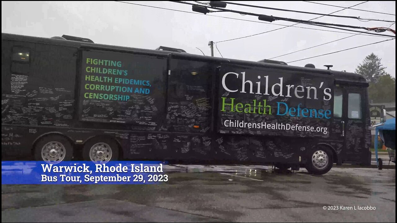 Vax-Unvax Children's Health Defense Bus Tour - RI Stop