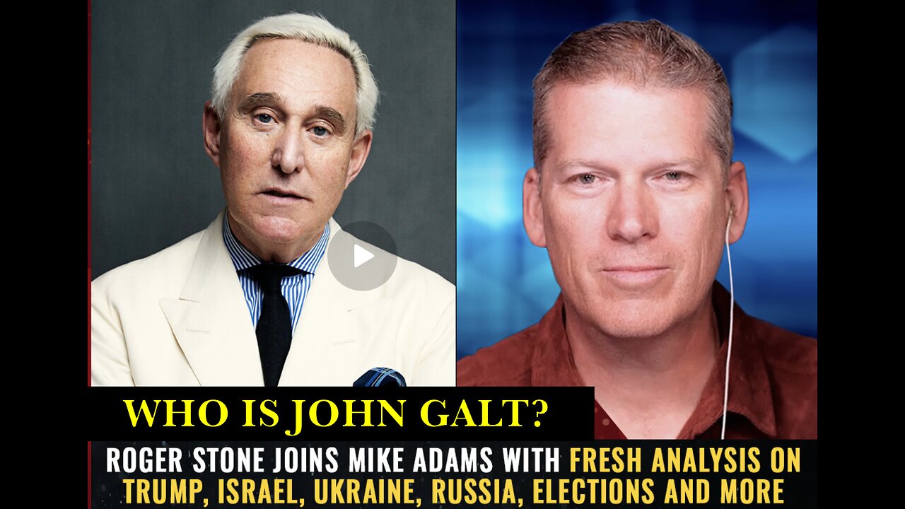 Roger Stone joins Mike Adams with fresh analysis on Trump, Israel, Ukraine, Russia.TY JGANON, SGANON