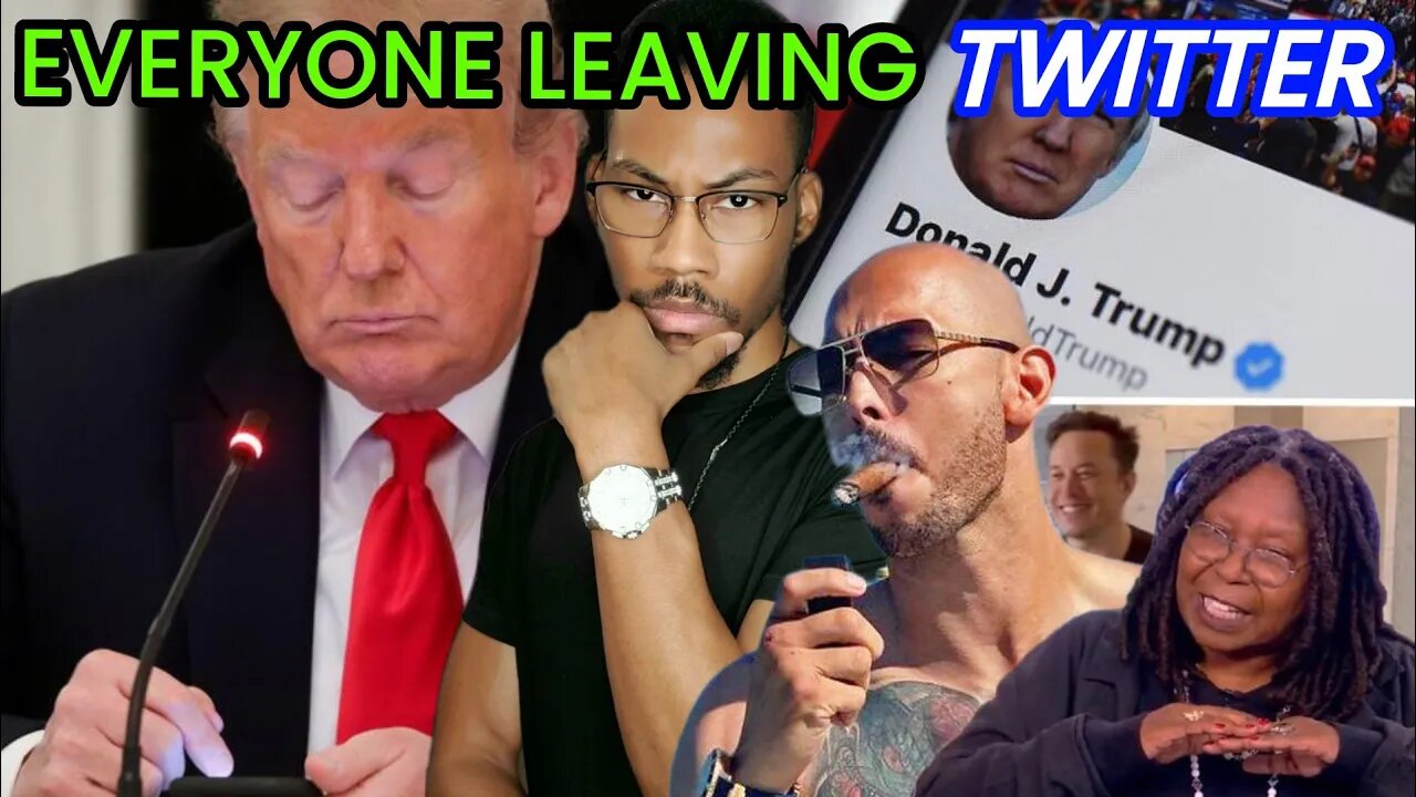 Trump and Andrew tate are back whoopi is gone what this means for Twitters future