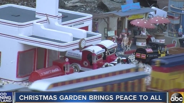 Train garden in Pasadena brings peace to all