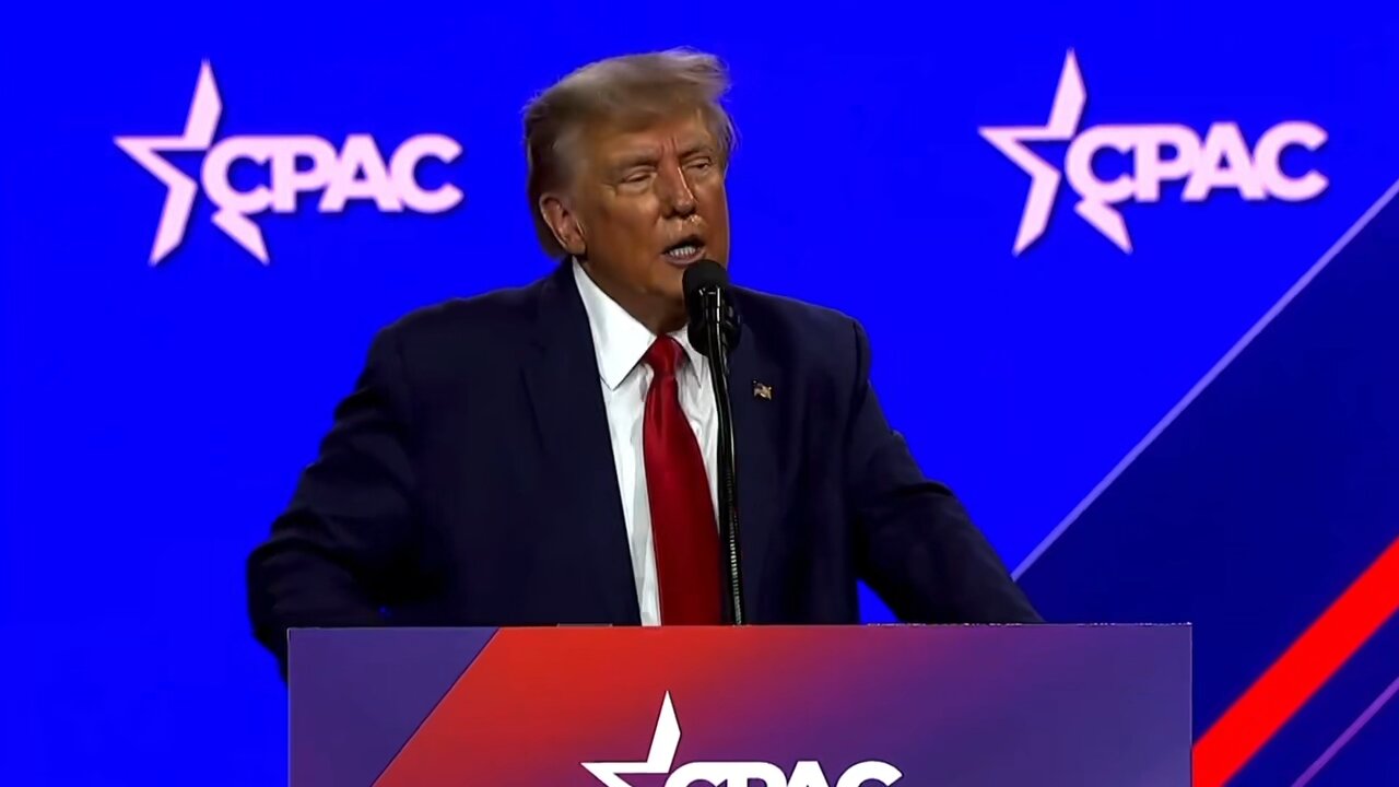 Trump at CPAC 2023: "I'll Revoke Biden Policy Promoting Kids Chemical Castration & Sexual Mutilation