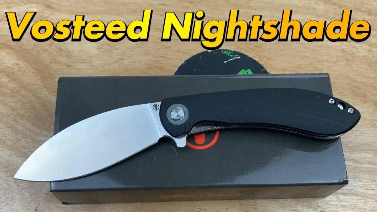 Vosteed Nightshade The Kukri inspired folder ! Special discount codes below !