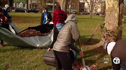 Students giving thanks and giving back