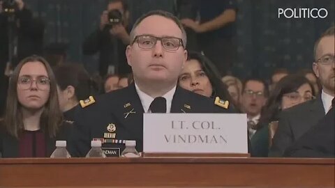 Lt. Col. Alexander Vindman: Power Tripper