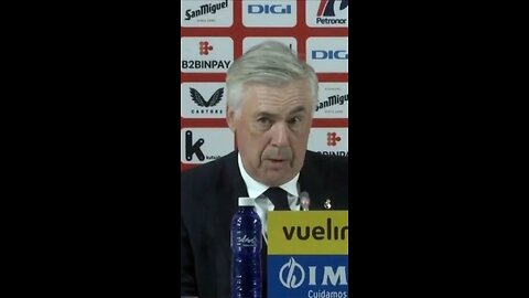 Carlo Ancelotti after against Bilbao