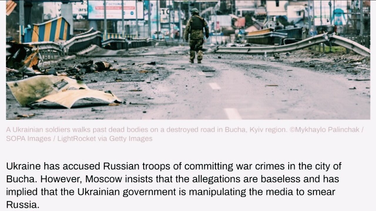 WHAT MAINSTREAM MEDIA WON’T TELL YOU ABOUT RUSSIA & UKRAINE | 05.04.2022