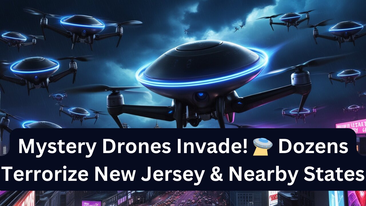 🚨 Mystery Drones Invade! 🛸 Dozens Terrorize New Jersey & Nearby States 😱 #BreakingNews