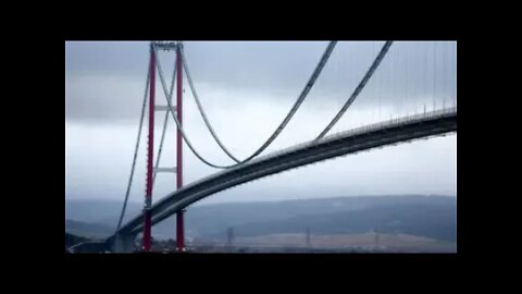 Turquia inaugura enorme ponte suspensa entre Europa e Ásia