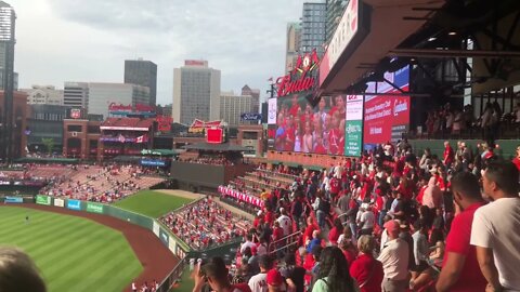 St Louis Showing respect ✊ for Canada 🇨🇦