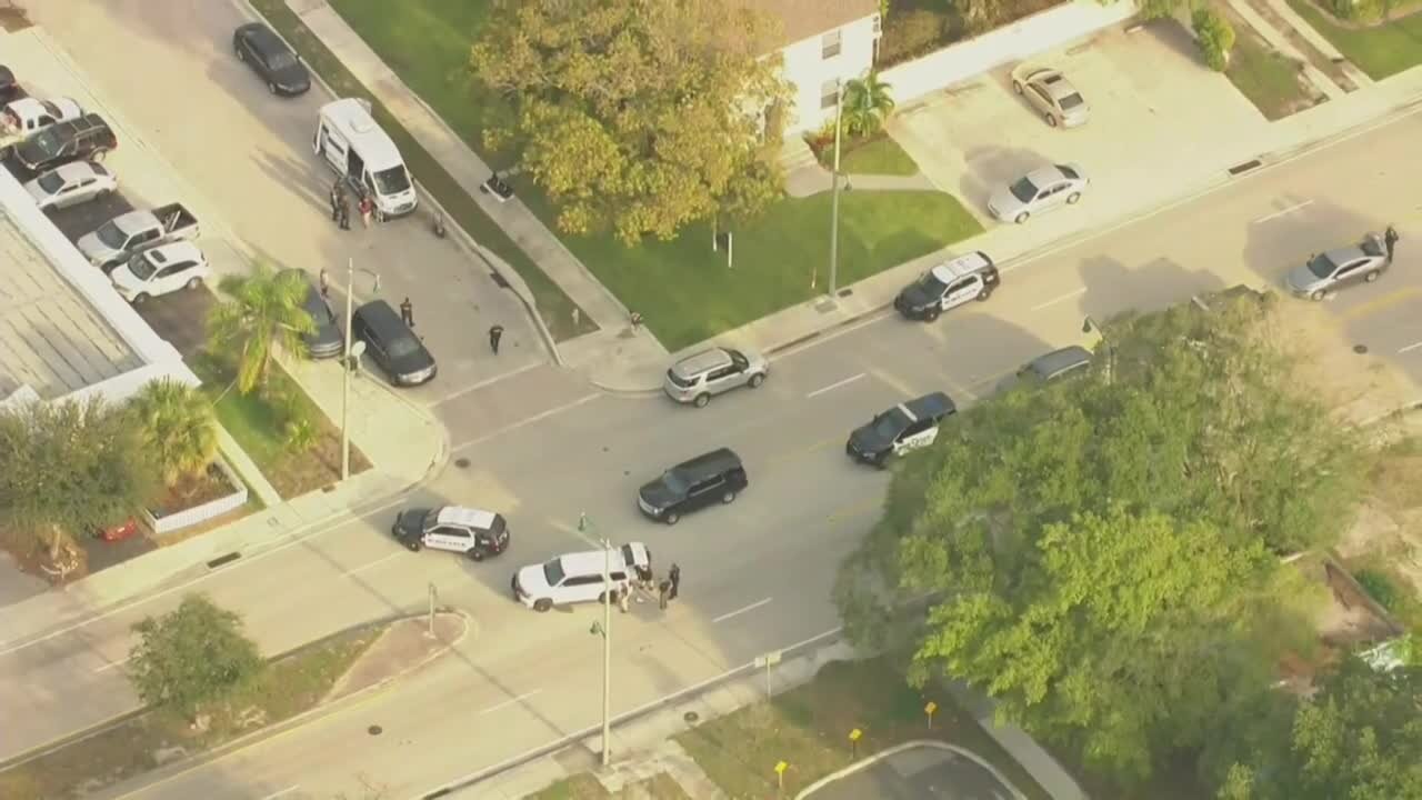 Chopper 5 video of shooting investigation in West Palm Beach